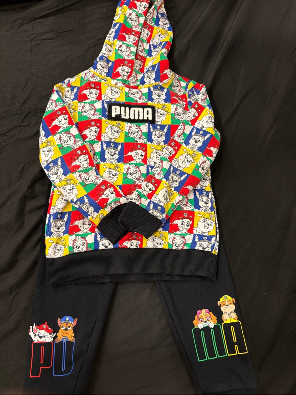 Puma Kids Hoodie and Sweatpants with Paw Patrol Logo
